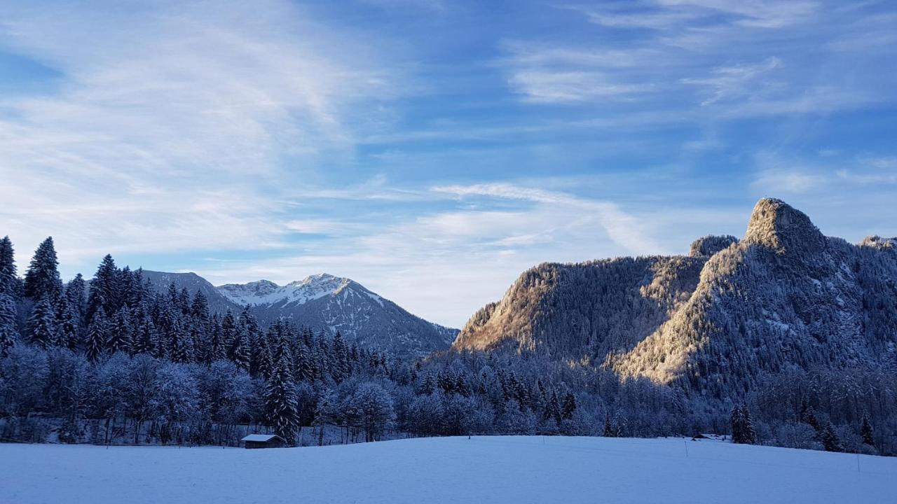 Ferienwohnung Gipfelglueck Oberammergau Exterior foto
